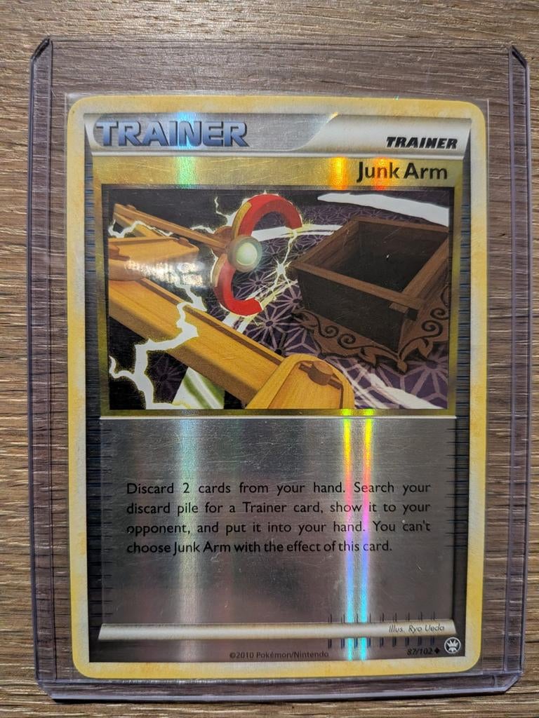 Junk Arm uit HGSS Triumphant 87/102 Reversed Foil, Ophalen of Verzenden, Zo goed als nieuw, Losse kaart, Foil