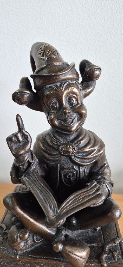 Efteling Pardoes beeld op boek – zeldzaam collectors item, Ophalen of Verzenden, Gebruikt, Beeldje of Poppetje
