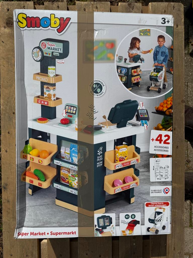 Smoby Supermarkt Speelset met Accessoires, Lavans-lès-Saint-Claude, Frankri, Smoby, Ophalen of Verzenden, Smoby.com