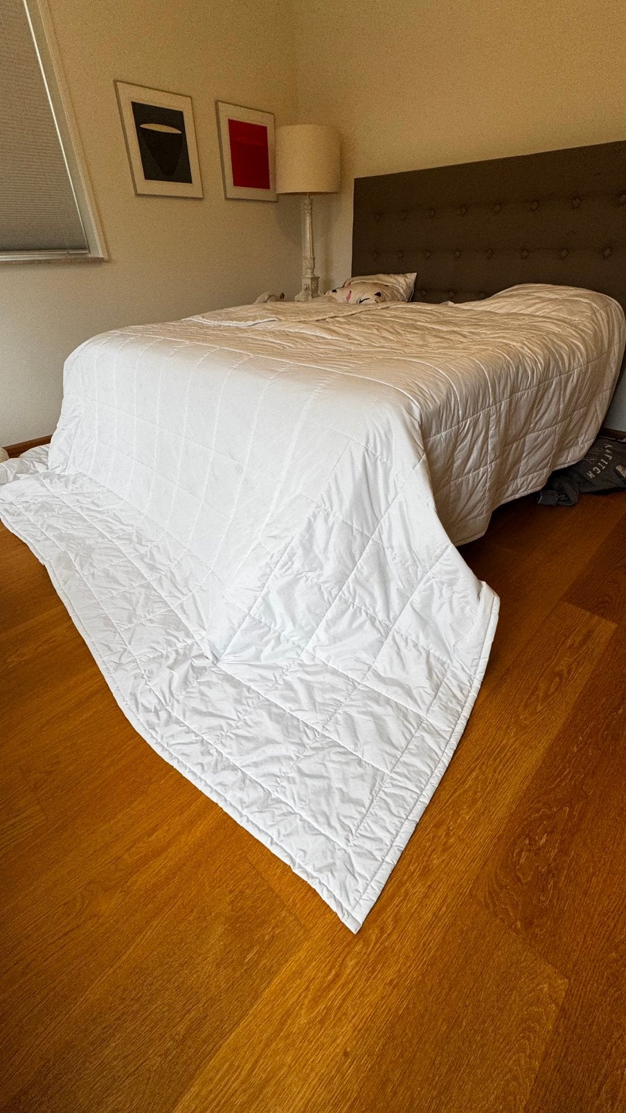 Bed sprei groot formaat lits jumeaux, Ophalen of Verzenden, Zo goed als nieuw, Tweepersoons, Wit