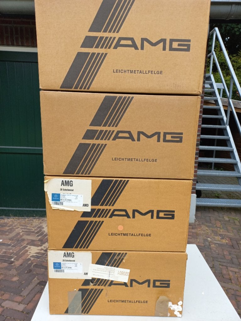 AMG Dozen van w202 c43 velgen, Ophalen
