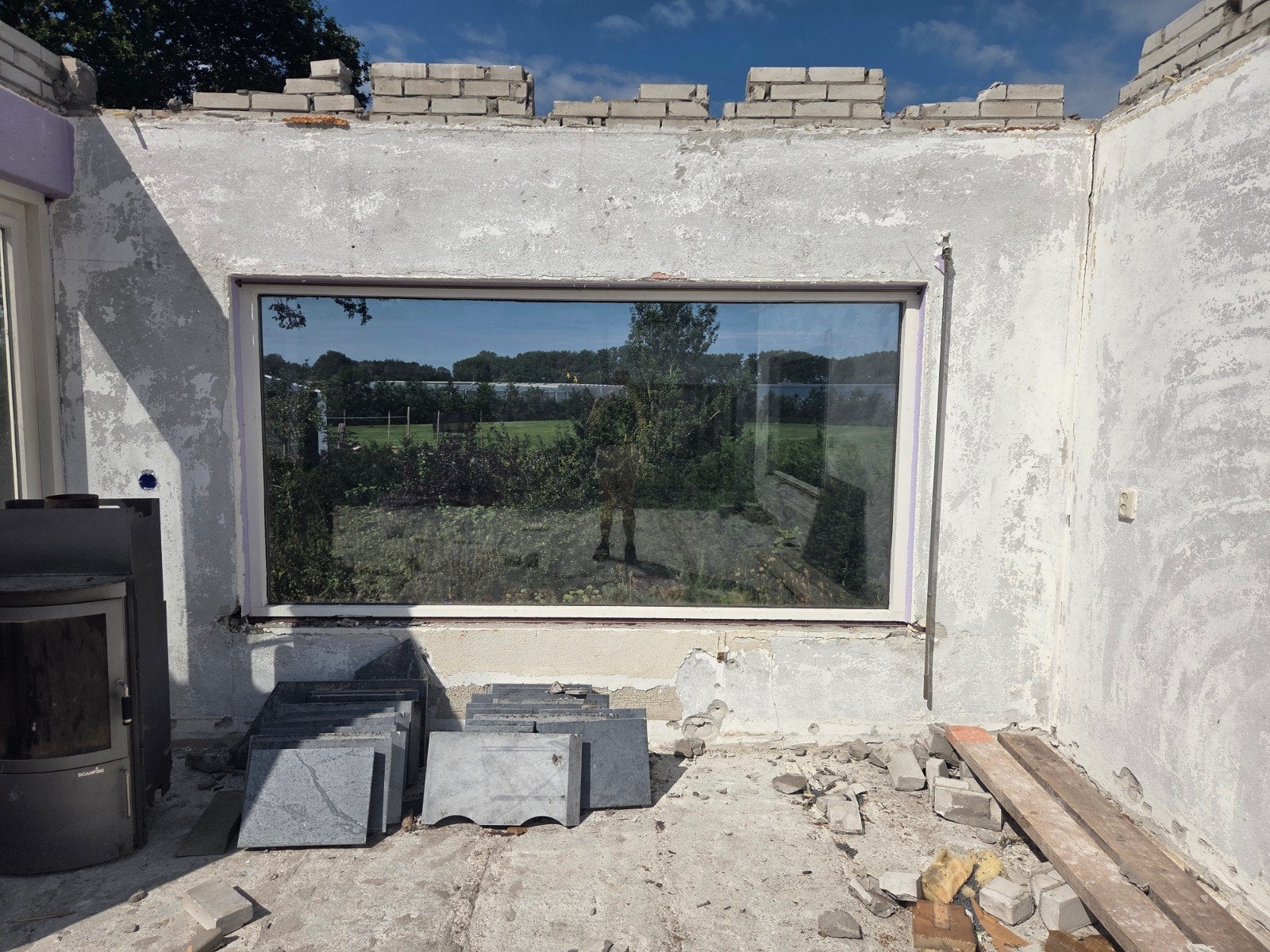 Mega hardhouten kozijnen gratis af te halen. Moet snel weg!, Ophalen, Gevelraam of Ruit, Gebruikt, 80 tot 120 cm