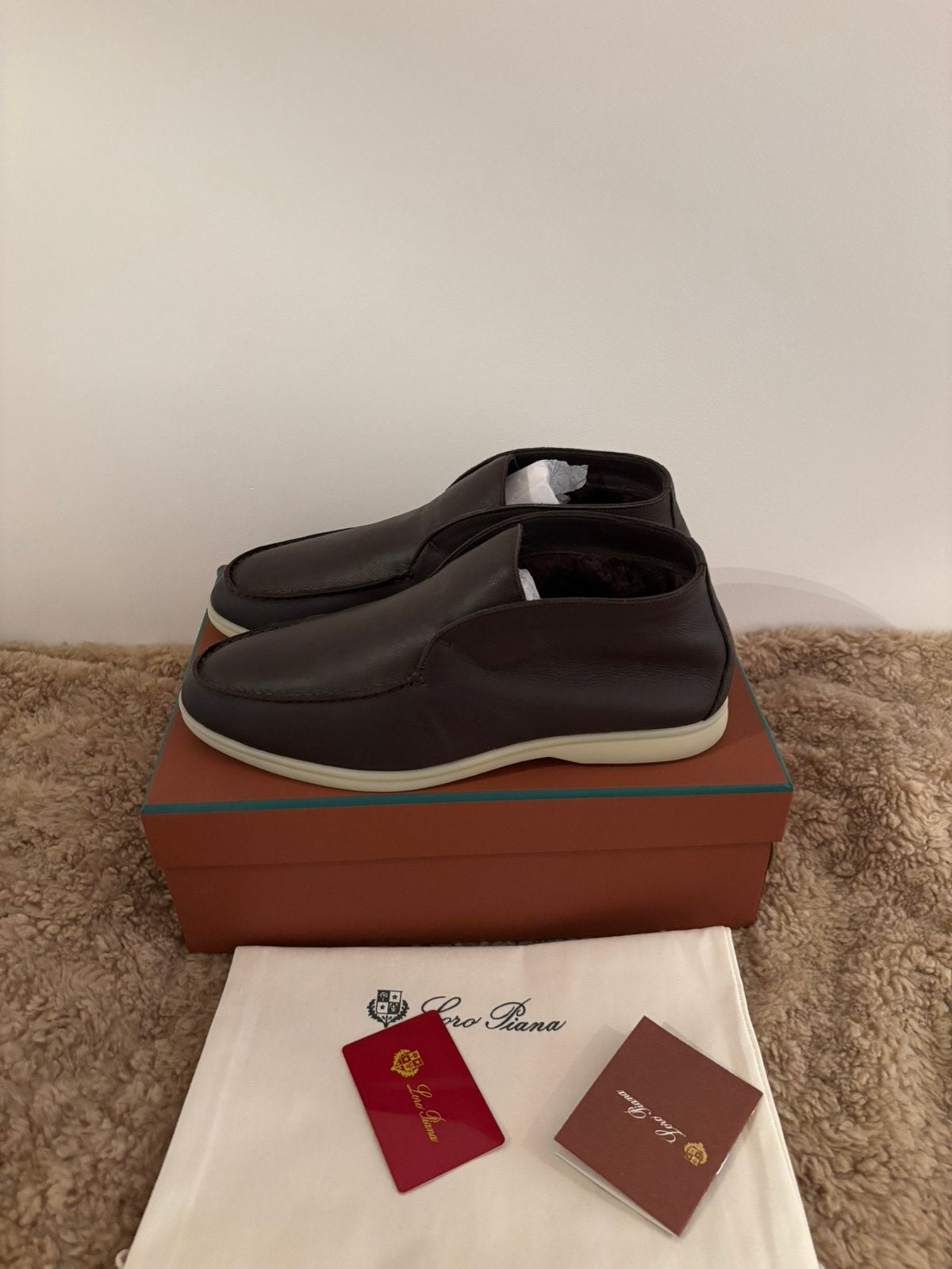 Loro piana loafer bont, Kleding | Heren, Ophalen of Verzenden, Zo goed als nieuw, Loafers