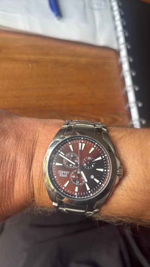 Mooie espirit horloge, Ophalen, Zo goed als nieuw, Staal, Overige merken