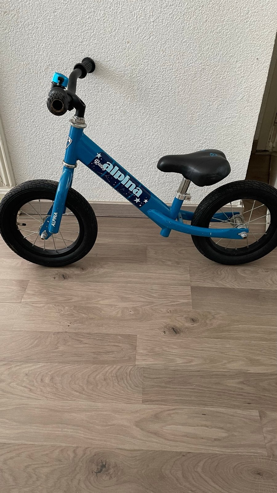 Alpina Loopfiets Blauw - Perfect voor Jonge Avonturiers, Ophalen, Gebruikt, 16 tot 20 inch