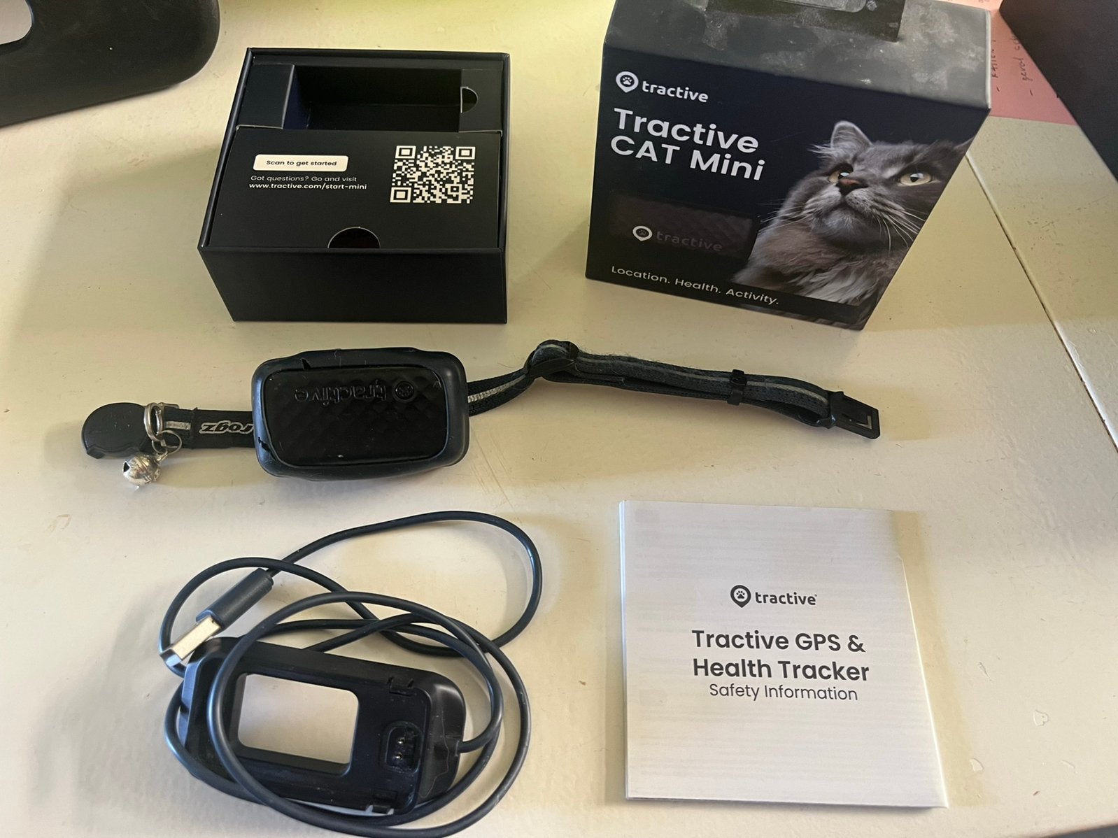 Tractive GPS tracker kat, Ophalen of Verzenden, Zo goed als nieuw