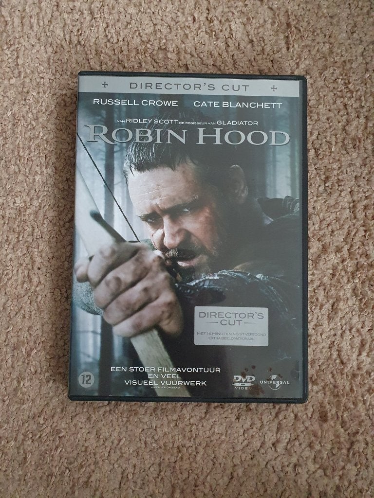 DVD Robin Hood (2010) Directors cut met Russell Crowe, Vanaf 12 jaar, Ophalen of Verzenden, Gebruikt