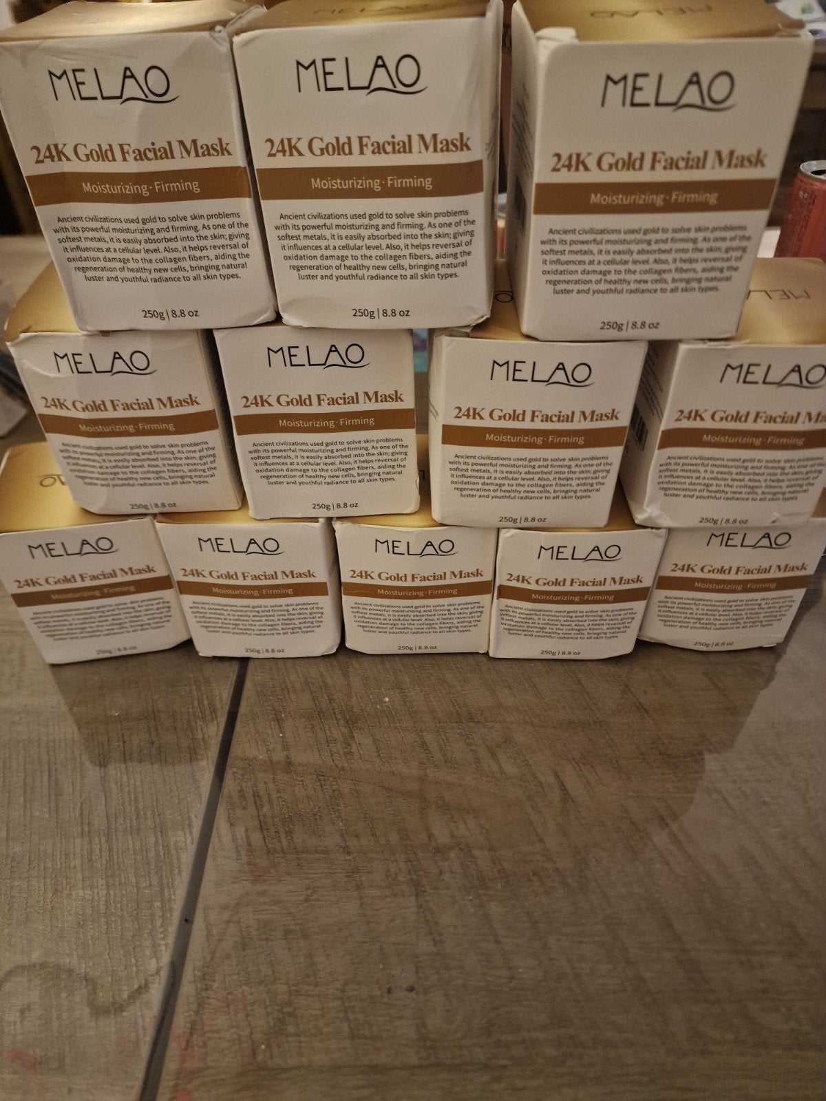 Melao 24K Gold Facial Mask - Hydraterend & Verstevigend, Ophalen of Verzenden