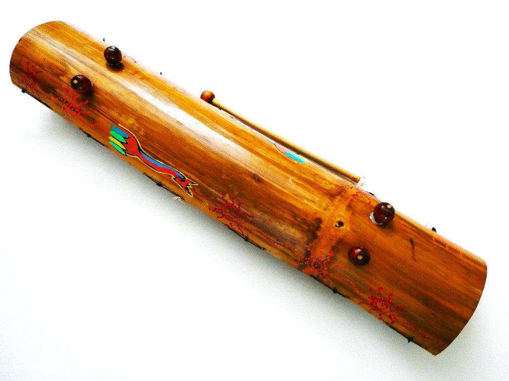 Bamboe / kokosnoot xylofoon percussie - muziek instrument, Ophalen of Verzenden