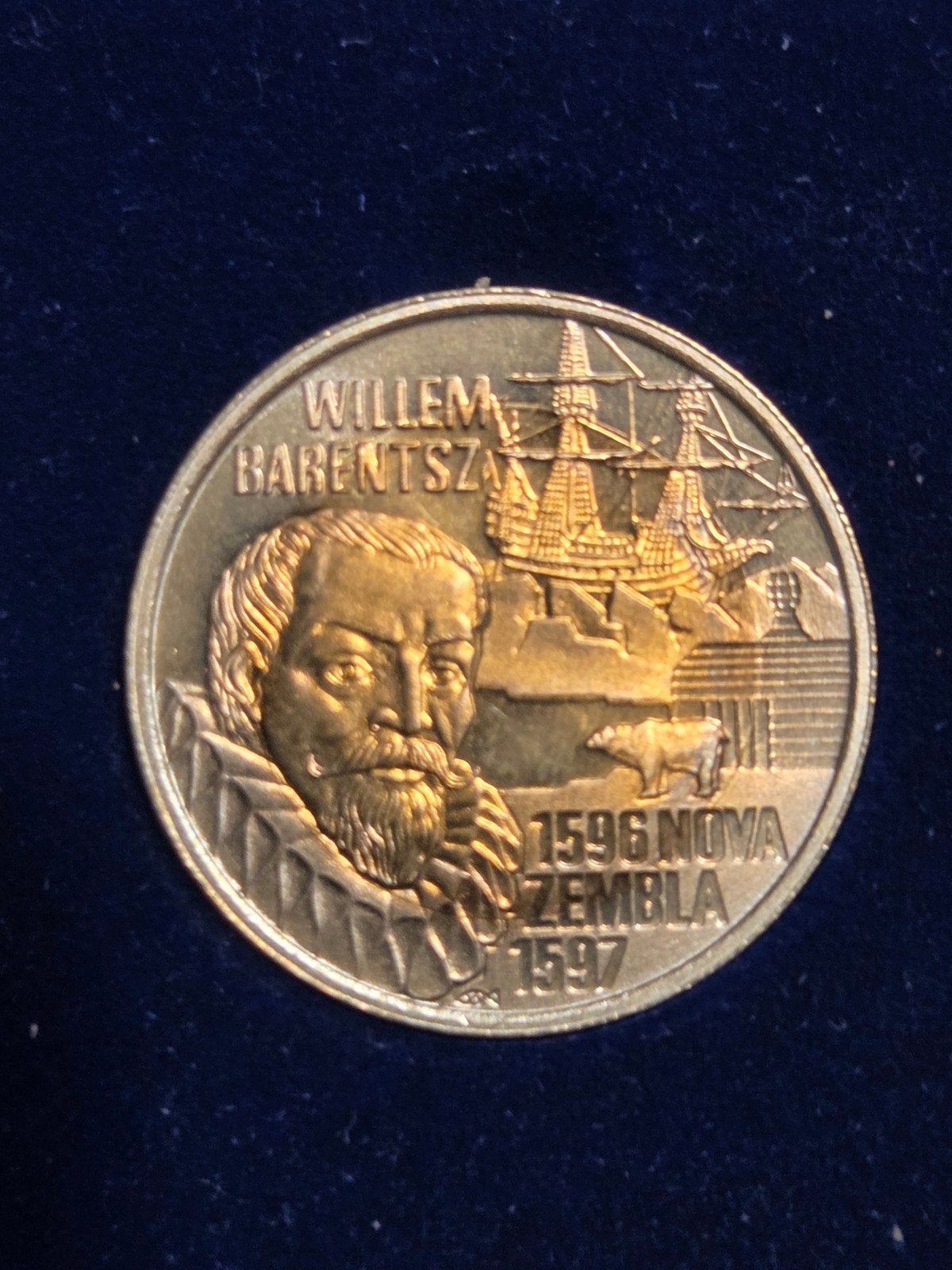 10 Euro Willem Barentsz munt 1996 - Nova Zembla, Postzegels en Munten, Munten | Nederland, Ophalen of Verzenden, Koningin Beatrix