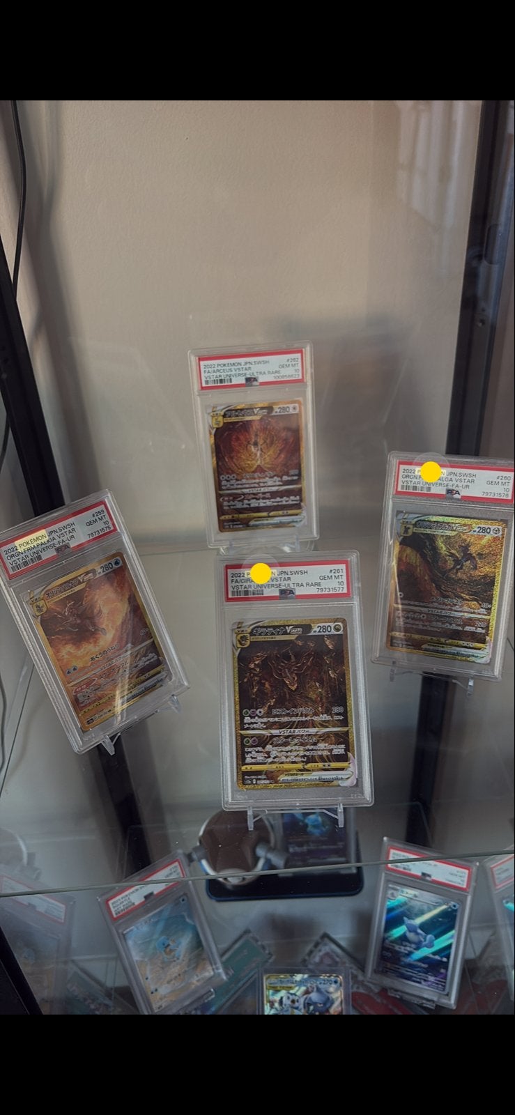Pokémon VSTAR Universe Dialga, Palkia, Arceus, Gira (PSA 10), Ophalen, Nieuw, Meerdere kaarten