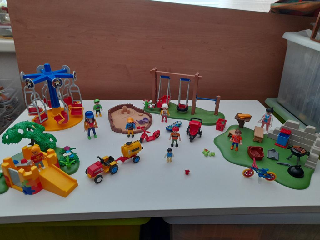 Playmobil speeltuin, Kinderen en Baby's, Speelgoed | Playmobil, Ophalen of Verzenden, Zo goed als nieuw, Complete set