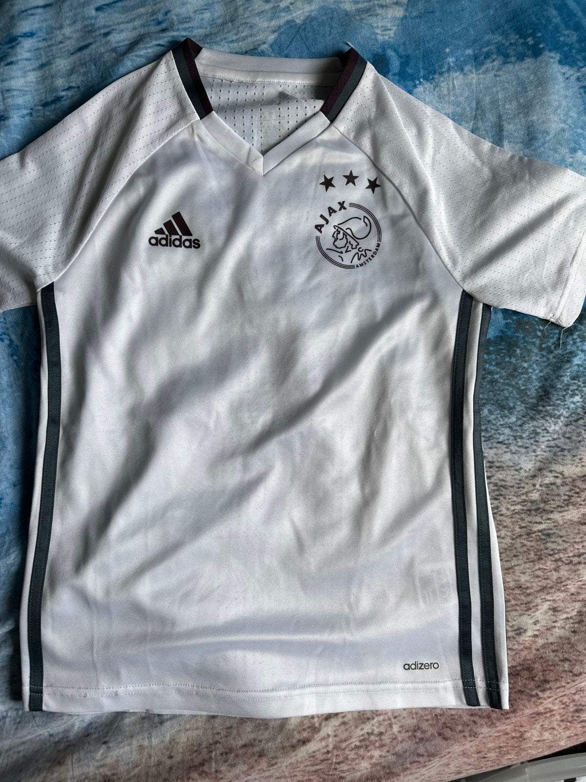 Ajax uitshirt Adidas Adizero wit maat M, Ophalen of Verzenden, Zo goed als nieuw