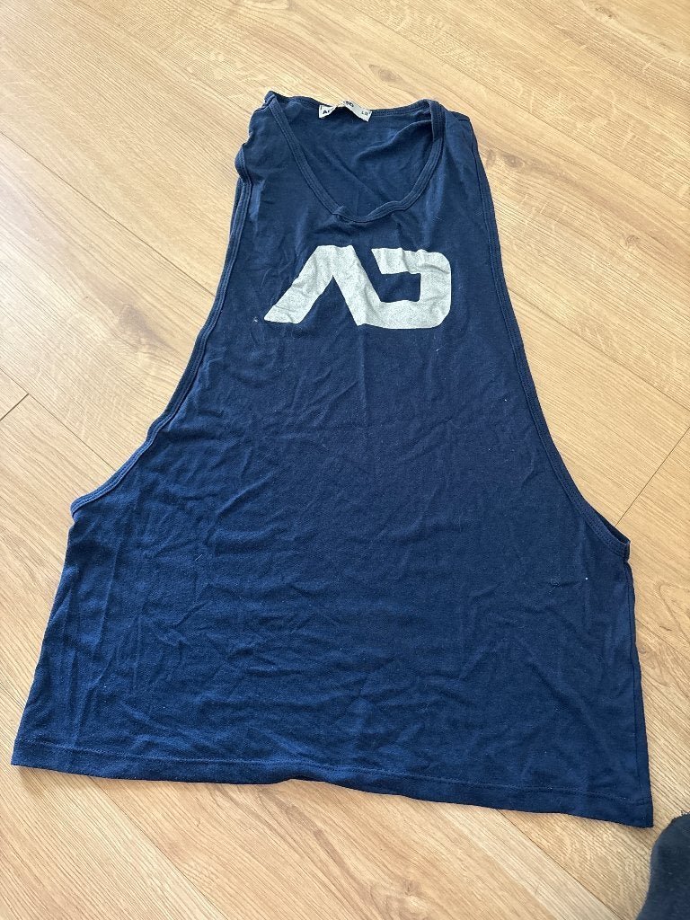 Addicted L tanktop blauw, Kleding | Heren, Ophalen of Verzenden, Blauw, Addicted
