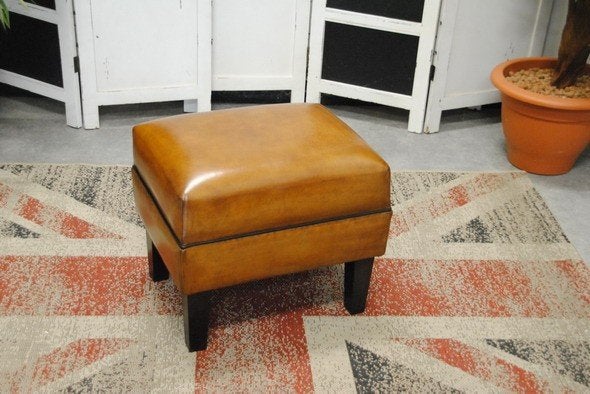 schapenleren hocker, Ophalen, Minder dan 50 cm, Vierkant, Nieuw
