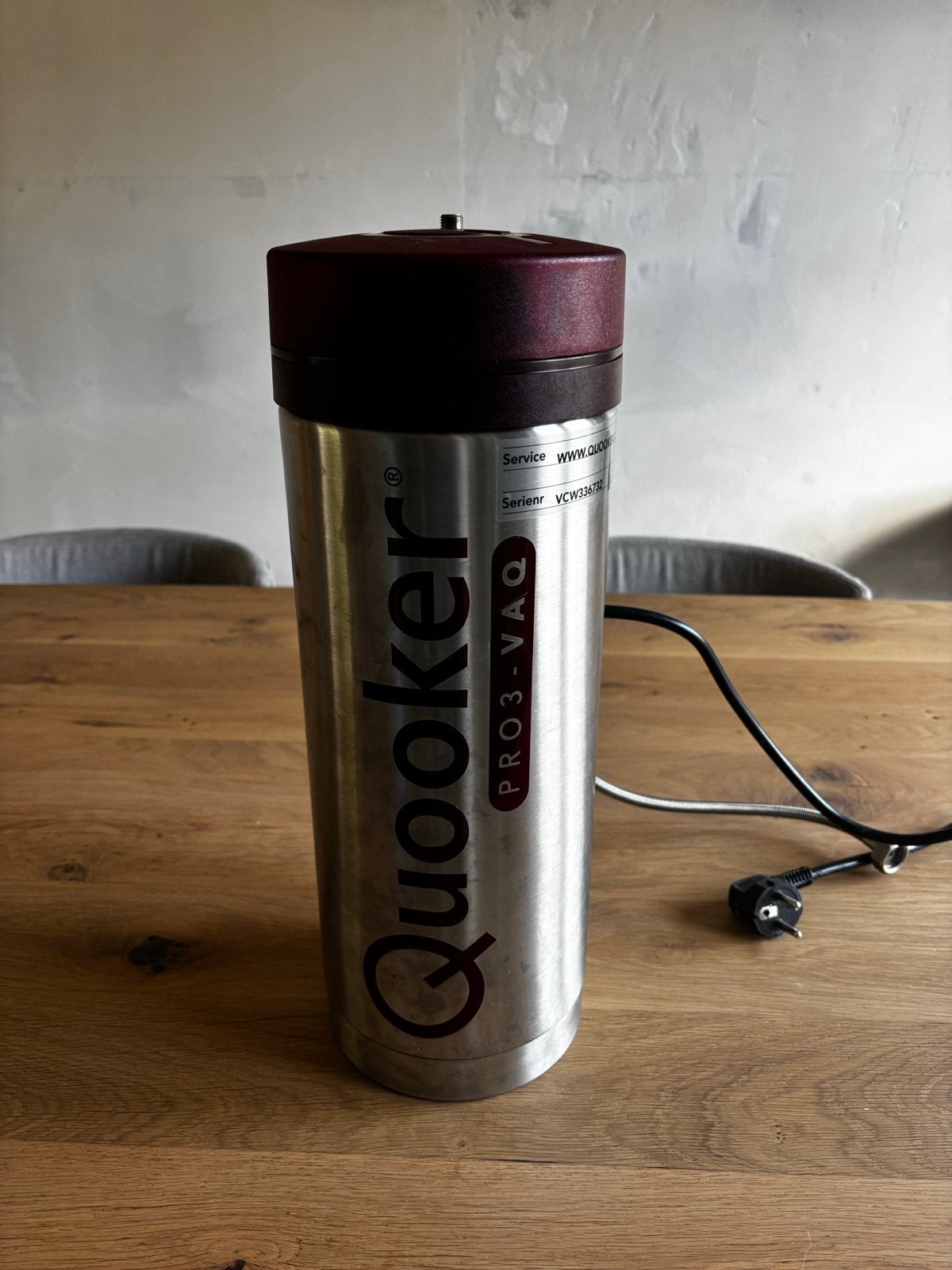 Quooker Pro-3-VAQ E met flexkraan chroom, Ophalen, Gebruikt