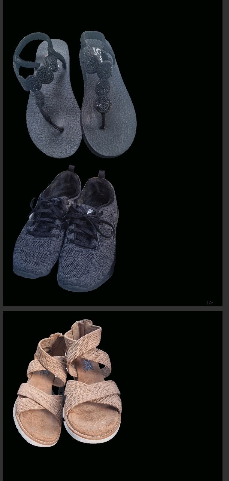 4 paar skechers 37/ 38, Ophalen of Verzenden, Zo goed als nieuw, Zwart, Sneakers of Gympen
