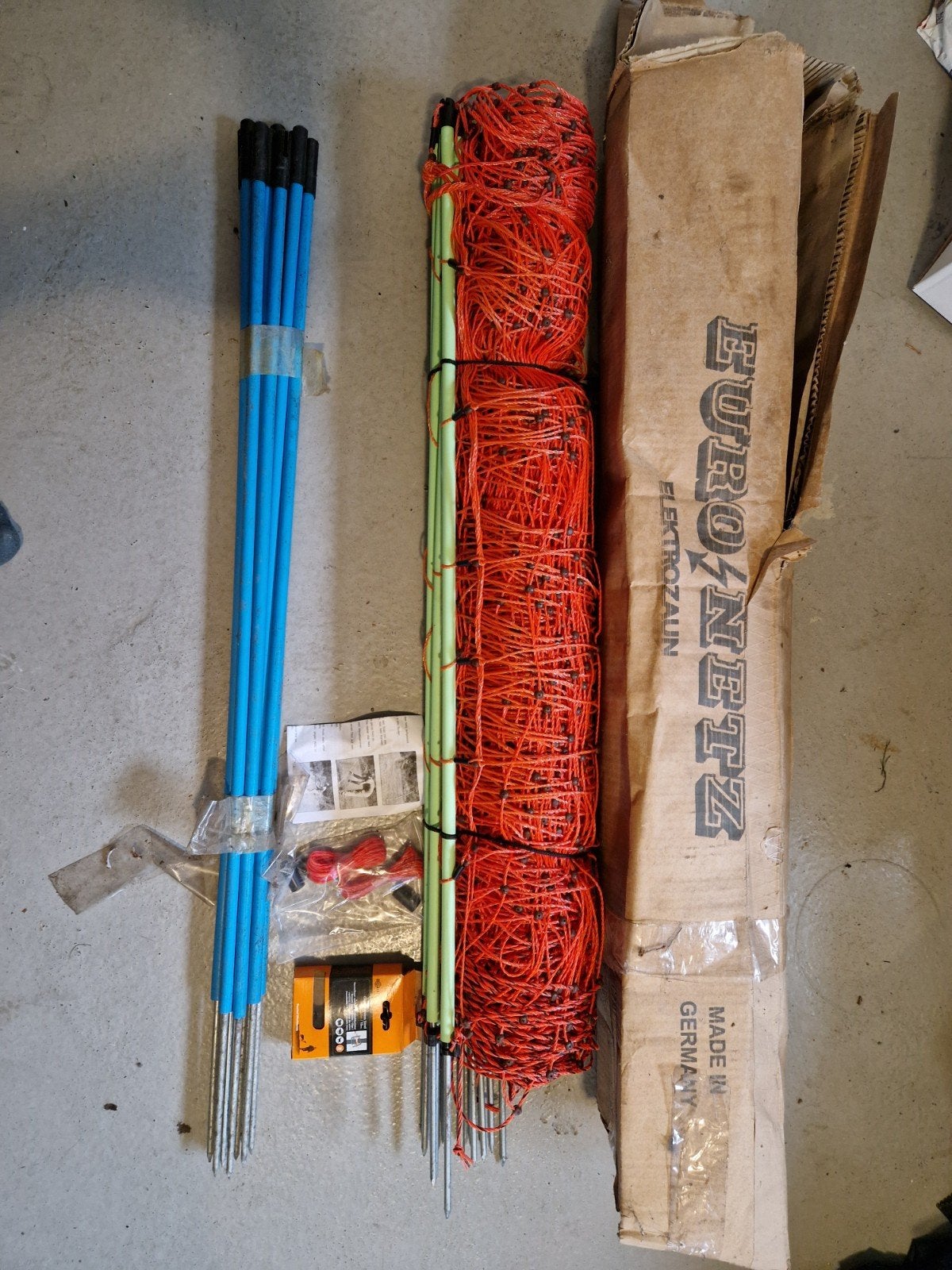EuroNetz Elektrozaun - Compleet schrikdraadnet 90 cm 50 m, Ophalen of Verzenden, Nieuw, Kunststof, Gaashekwerk