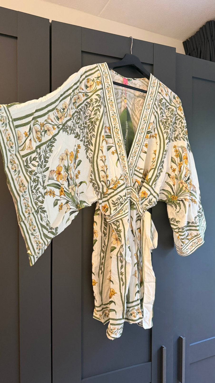 Farm Rio mooie zomerse wikkeljurk nieuw met kaartje maat M/L, Kleding | Dames, Jurken, Maat 38/40 (M), Meerkleurig, Nieuw, Ophalen of Verzenden