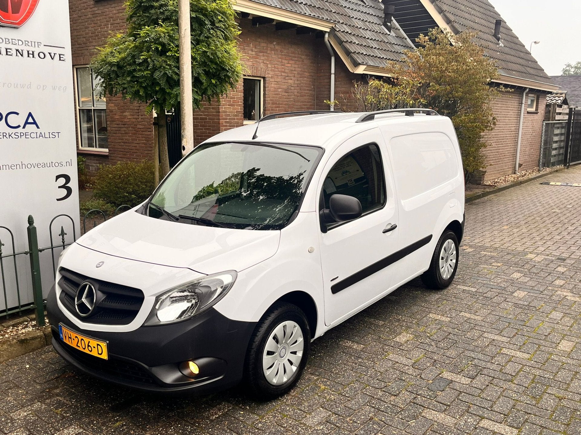 Mercedes-Benz Citan 108 CDI BlueEFFICIENCY Airco/Schuifdeur/, Auto's, Bestelauto's, Voorwielaandrijving, Euro 5, Stof, Gebruikt