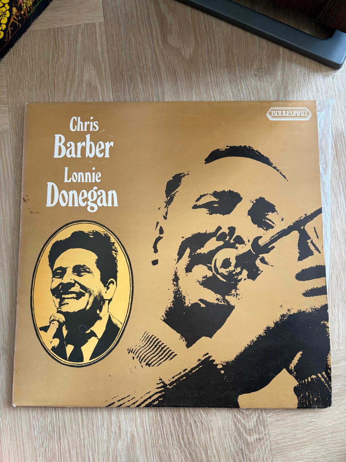 Chris Barber & Lonnie Donegan - Jazz & Blues LP (1973), Cd's en Dvd's, Vinyl | Jazz en Blues, 1960 tot 1980, Gebruikt, Ophalen of Verzenden