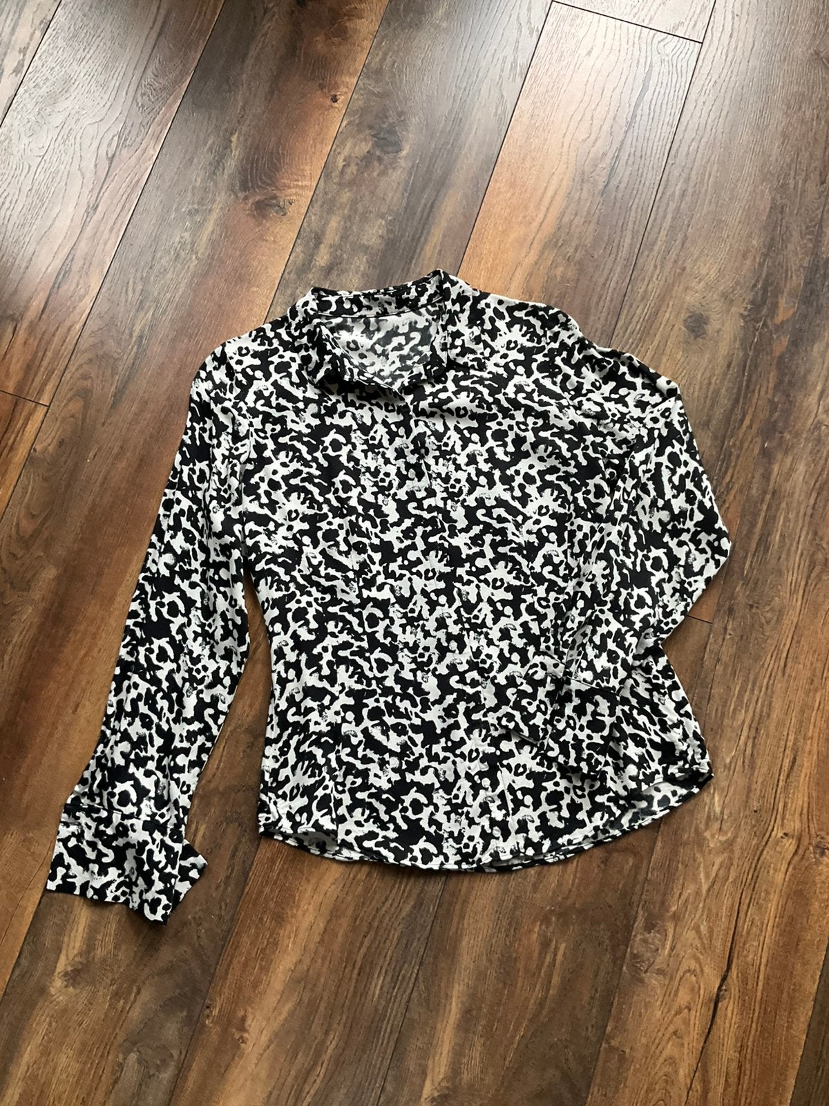 Nieuw! Blouse, zwart wit, Expresso, maat 38, Ophalen, Nieuw, Maat 38/40 (M), Zwart
