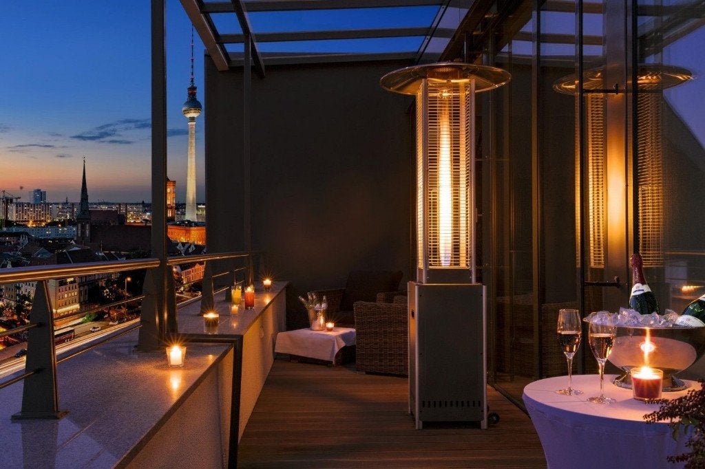 Chique Design Patioheater / Terrasverwarming / Gasheater, Ophalen of Verzenden, Nieuw