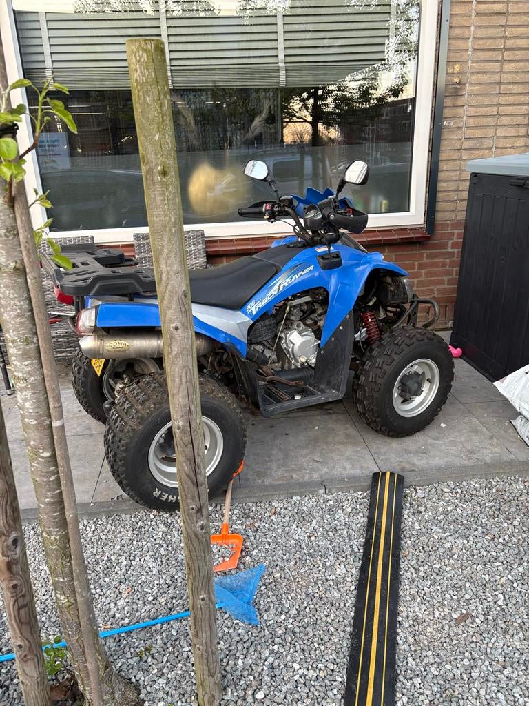 Quad 200cc - Track runner met kenteken, 1 cilinder, 200 cc, 11 kW of minder