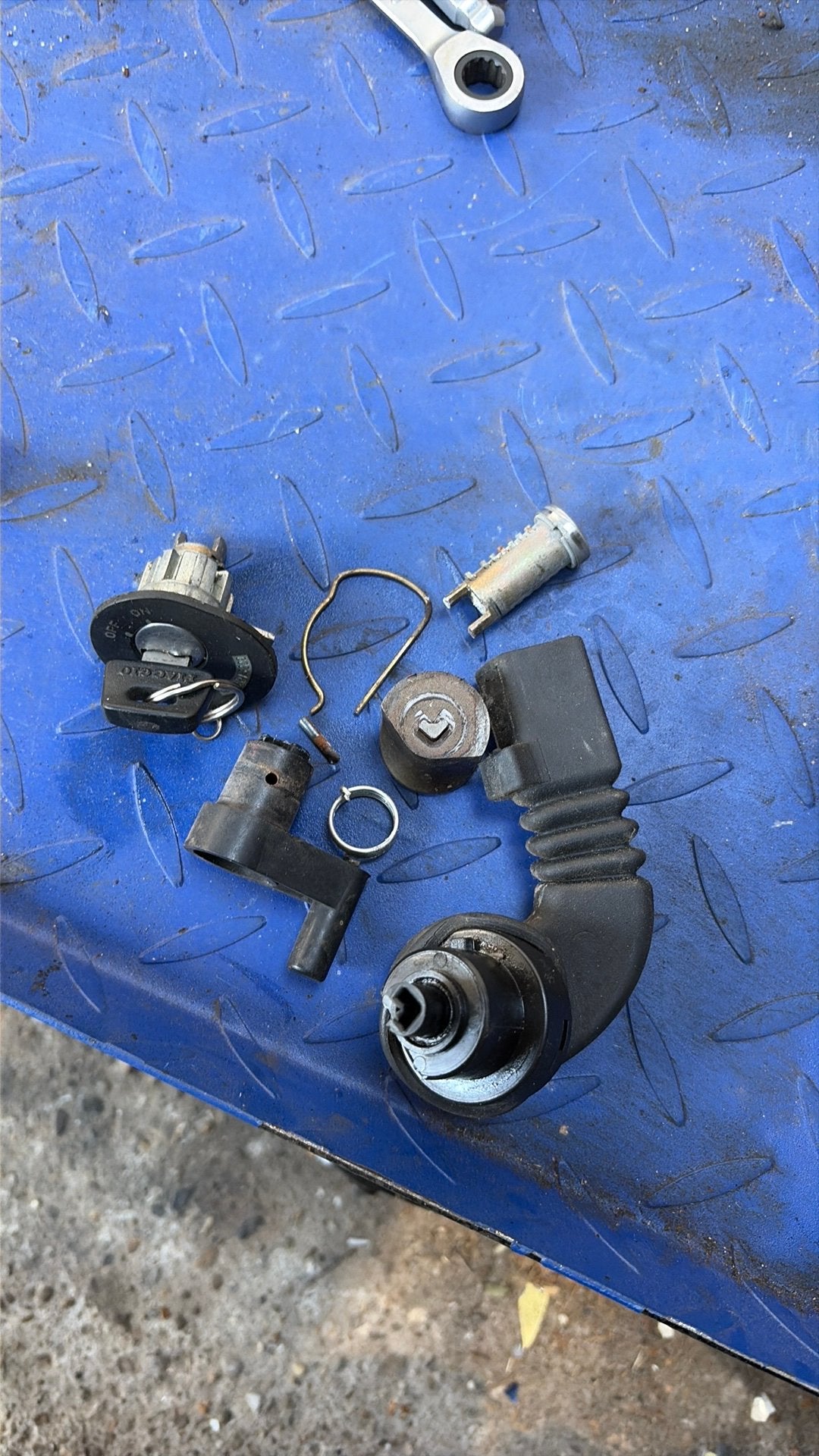 Piaggio skipper skr quartz contactslot set, Ophalen of Verzenden