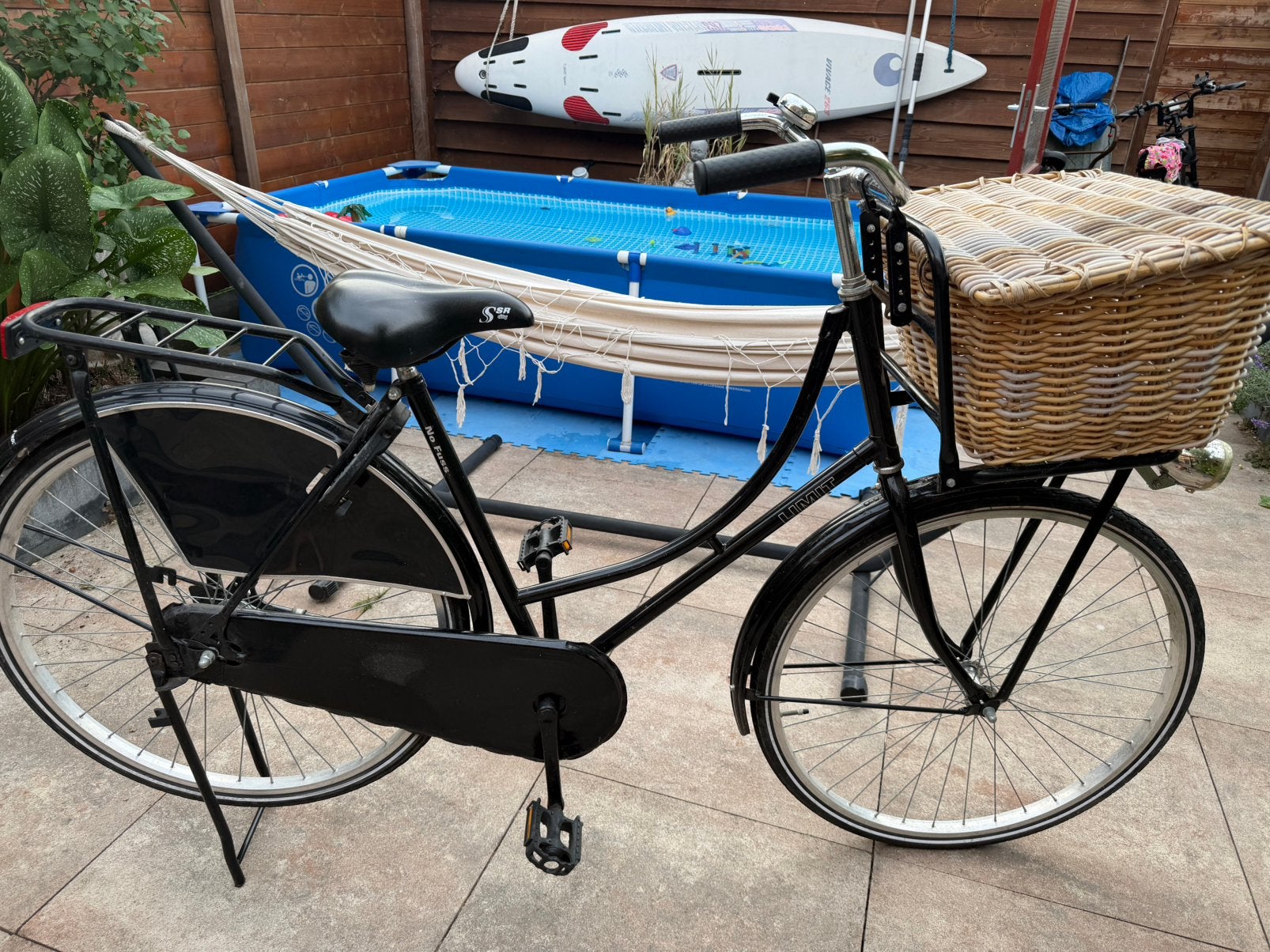 Oma fiets, Ophalen, Gebruikt
