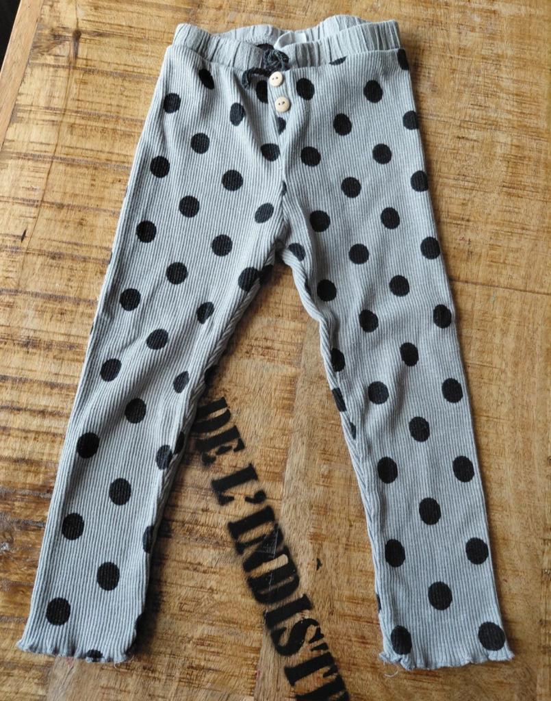 ZARA Ribbroek met stippen - Maat 104, Kinderen en Baby's, Kinderkleding | Maat 104, Ophalen of Verzenden