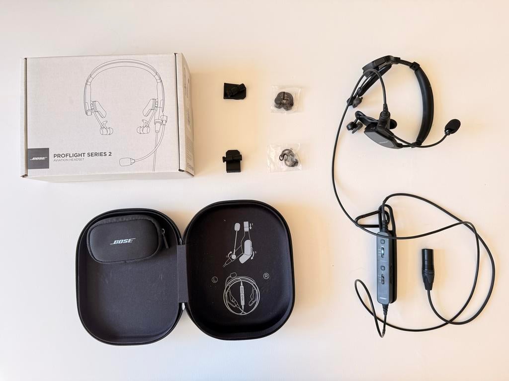 Bose ProFlight Series 2 Aviation Headset - Zo goed als nieuw, Ophalen of Verzenden, Zo goed als nieuw, Overige merken, Bluetooth