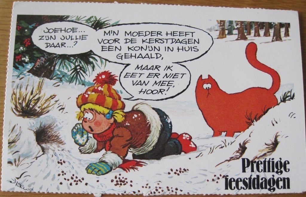 kerst - Prettige Feestdagen - Jan, Jans en de kinderen, Verzenden, 1980 tot heden, Gelopen, Overige thema's