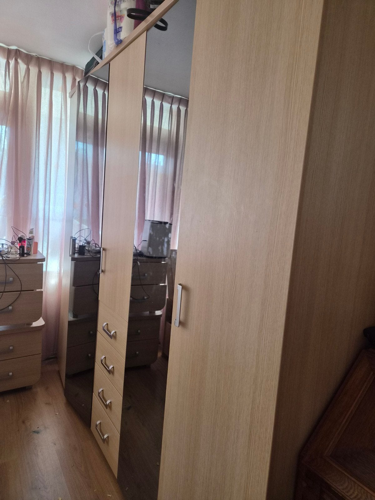 Complete slaapkamer meubels, Huis en Inrichting, Ophalen, Zo goed als nieuw, Tweepersoons, Modern, Licht hout