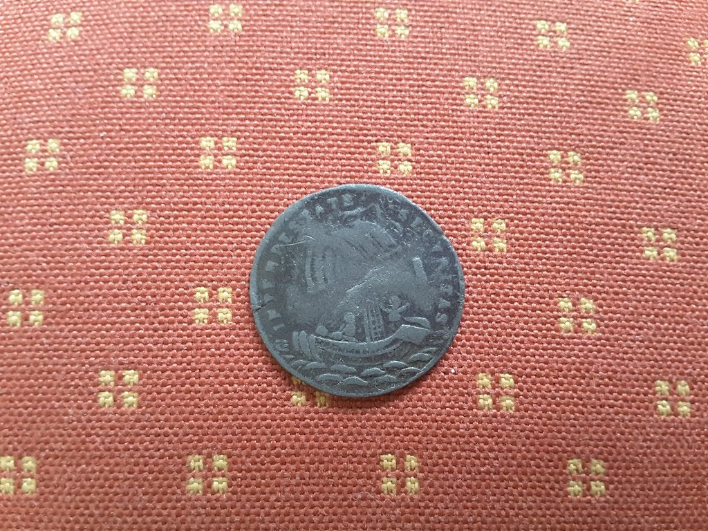 e B​eschermpenning reizigers +- 1750., Postzegels en Munten, Verzenden, Overige materialen, Nederland