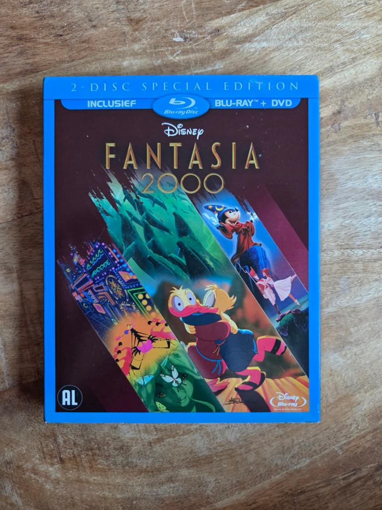 Disney Fantasia 2000 - Blu-ray + DVD Special Edition, Ophalen of Verzenden, Zo goed als nieuw, Tekenfilms en Animatie, Boxset