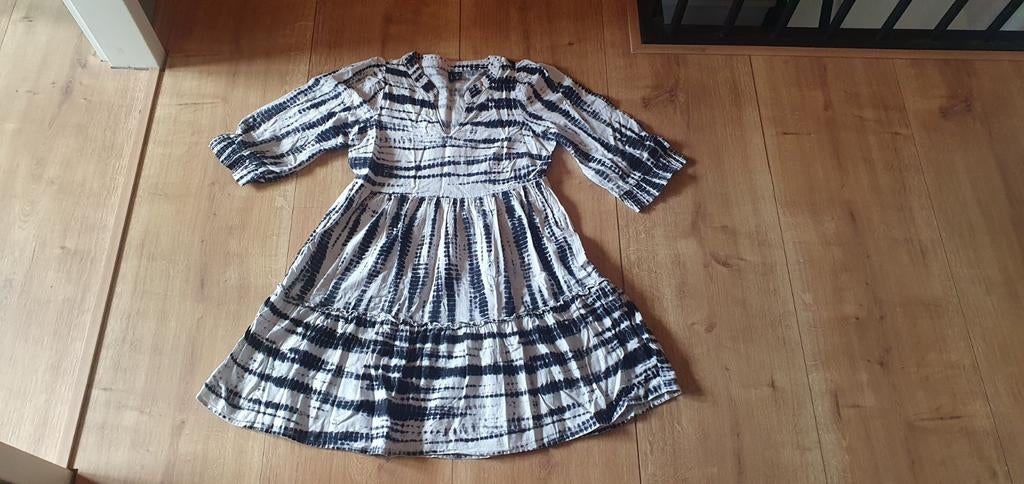 Jurk zwart wit maat 38 / M, Kinderen en Baby's, Kinderkleding | Maat 98, Ophalen of Verzenden, Meisje, Jurk of Rok