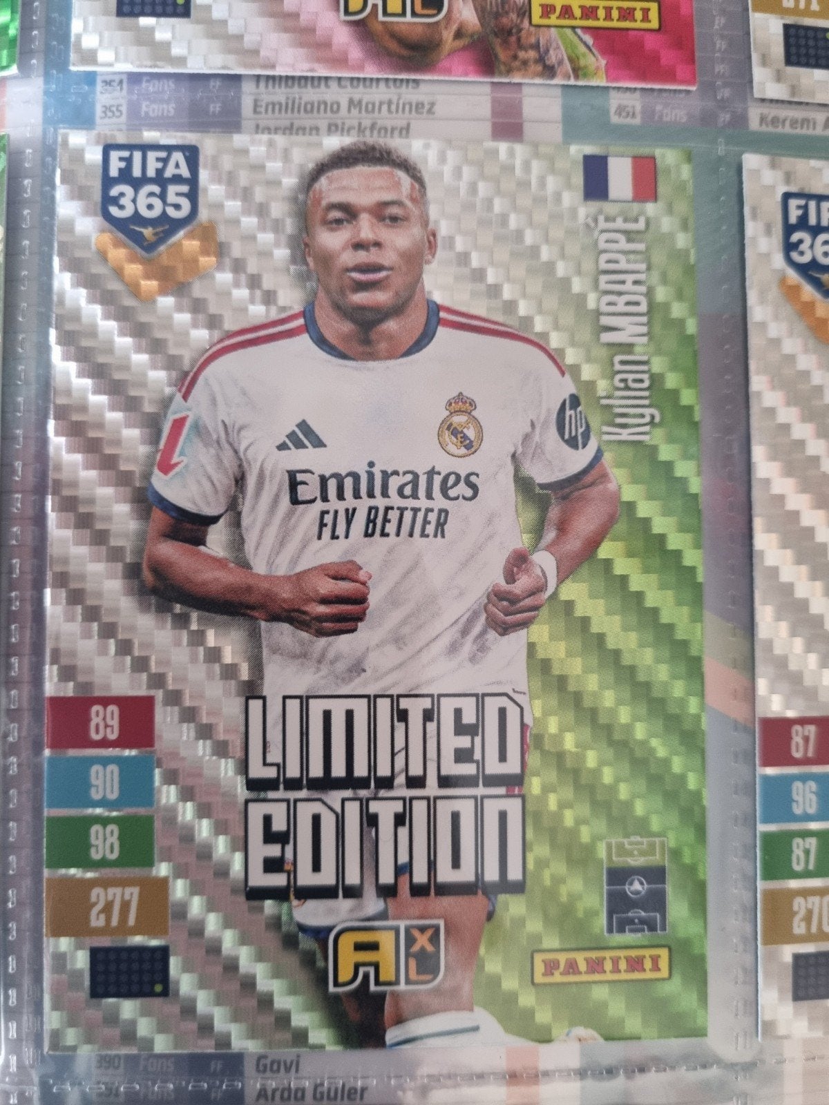Panini Adrenalyn xl Fifa 365 2027 Limited Edition Mbappe, Ophalen of Verzenden, Nieuw, Buitenlandse clubs, Poster, Plaatje of Sticker