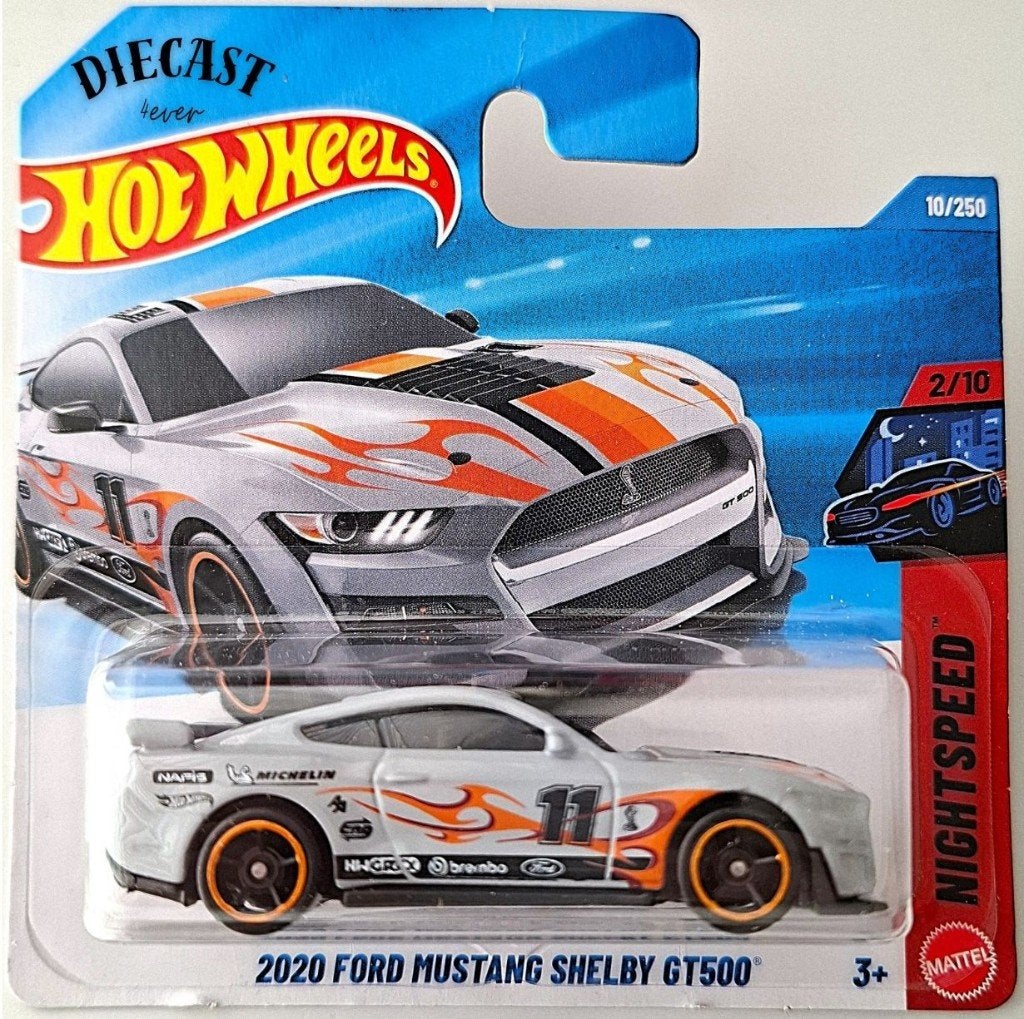 Hot Wheels 2020 Ford Mustang Shelby GT500, 2026 lichtgrijs, Ophalen, Nieuw, Auto
