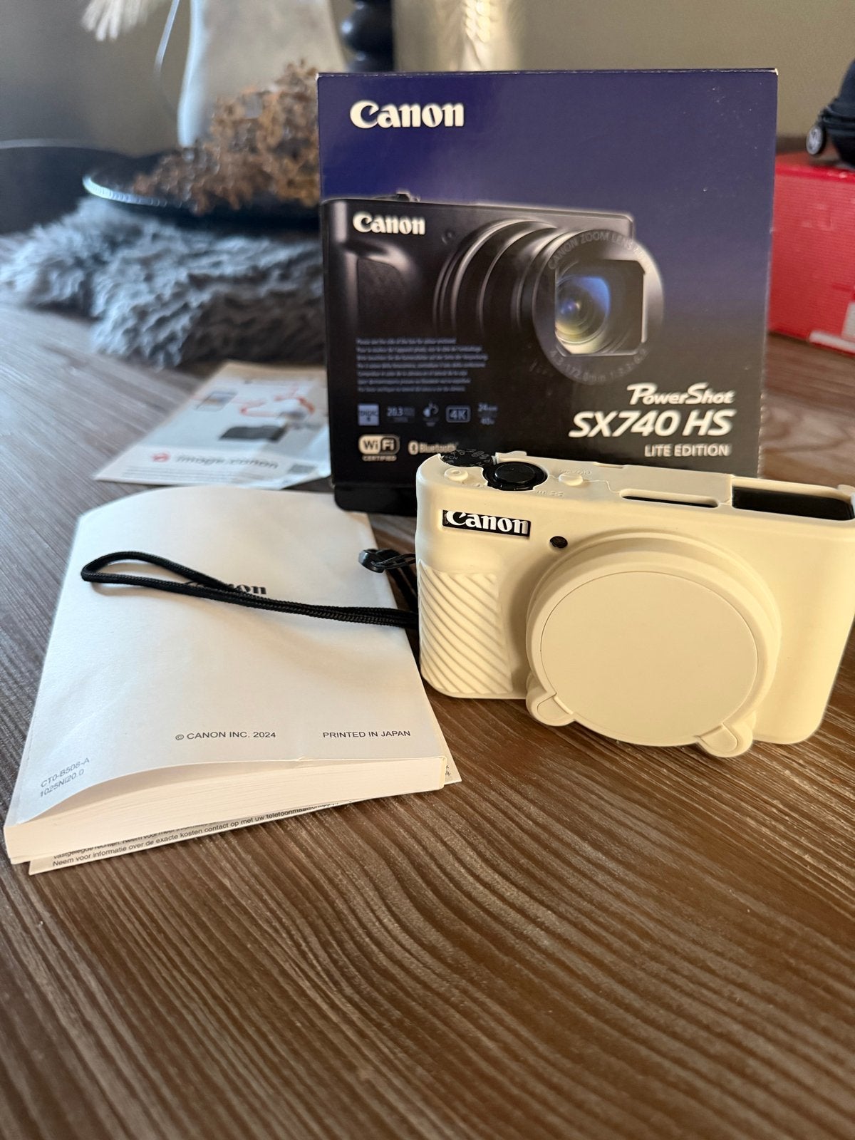 Canon PowerShot SX740 HS Zwart met beschermhoesje, Audio, Tv en Foto, Canon, Zo goed als nieuw, Compactcamera, 8 keer of meer