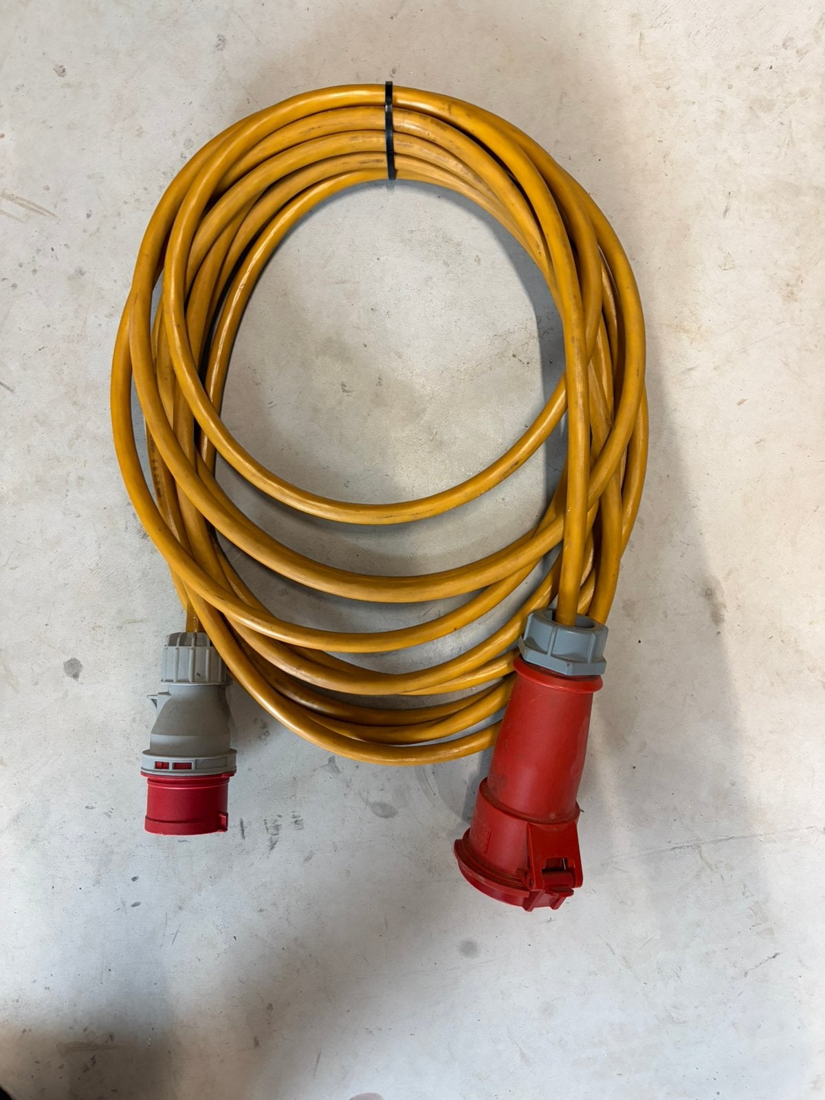 Krachtstroomkabel Draka 16A 6H, Ophalen of Verzenden, Zo goed als nieuw, Kabel of Snoer
