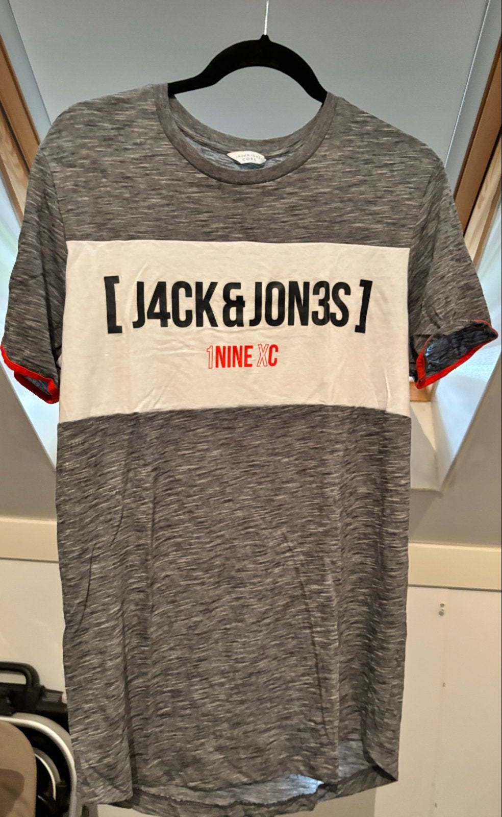 Jack & Jones T-shirts (2 stuks) - Maat L & XL, Ophalen, Gedragen, Overige maten, Grijs