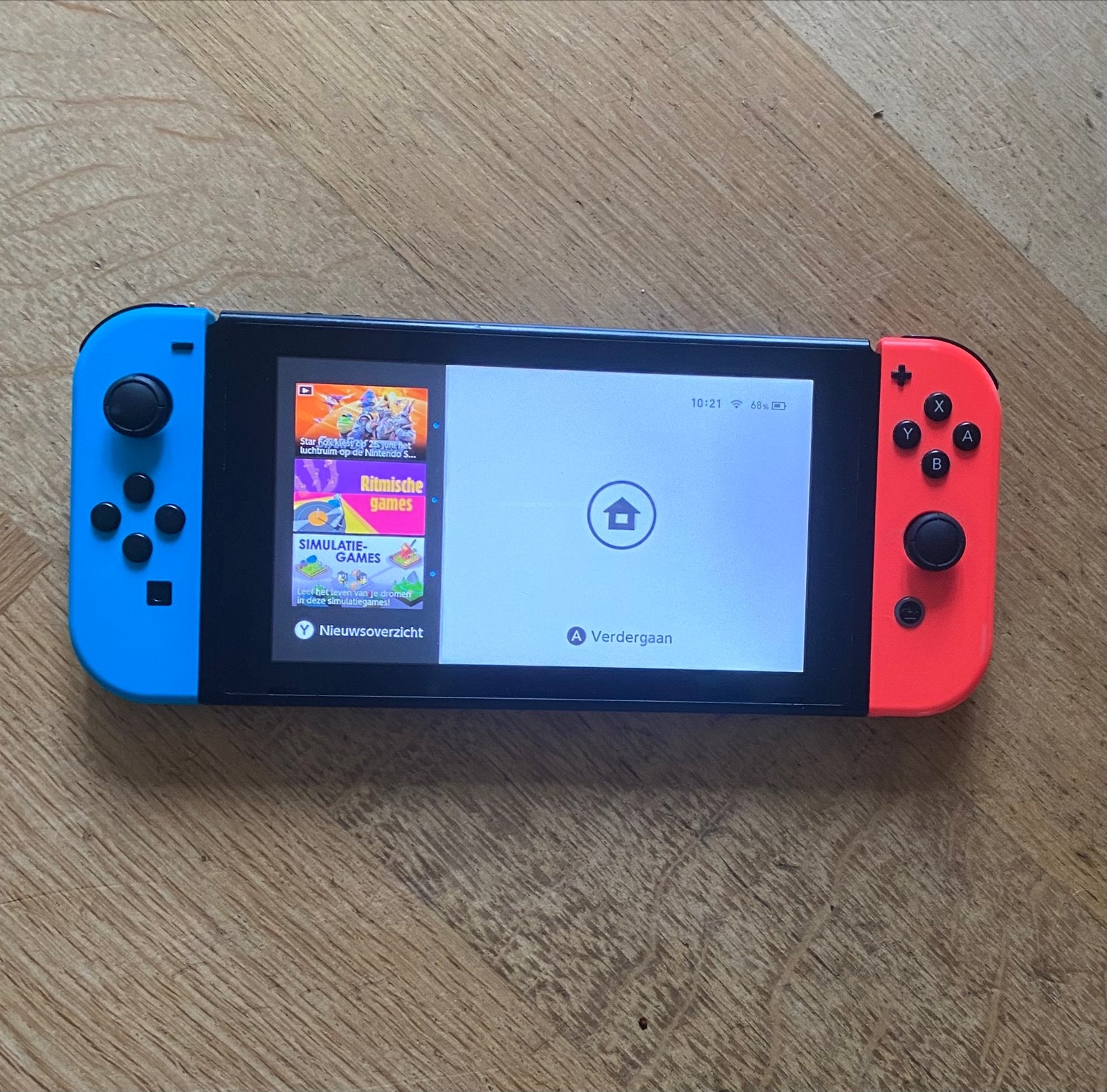 Nintendo Switch Neon Red/Blue met games en accessoires, Spelcomputers en Games, Spelcomputers | Nintendo Switch, Met 2 controllers