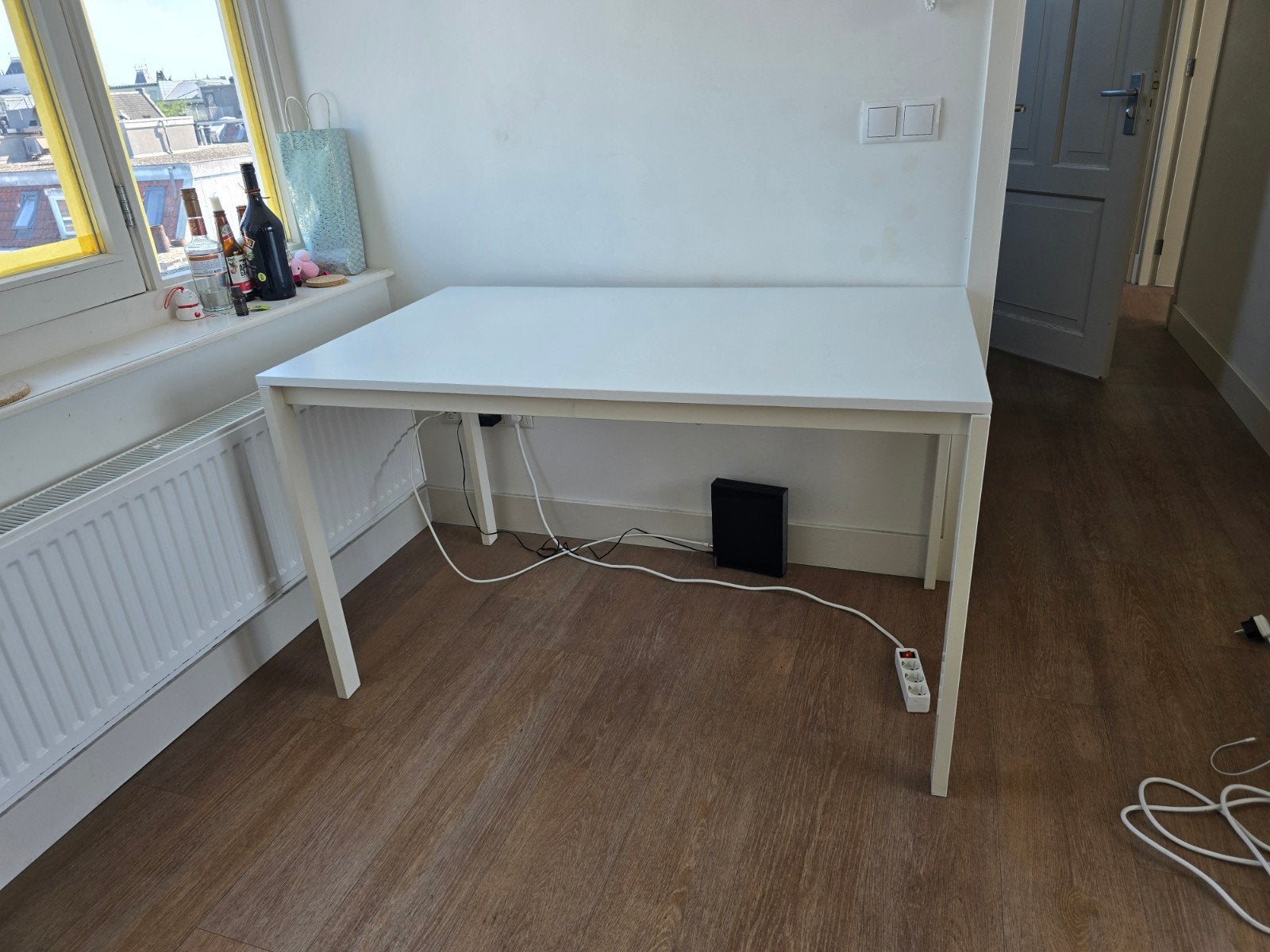 IKEA White VIHALS Table 125x74cm Free, Ophalen, Gebruikt, Scandinavisch, 74 cm