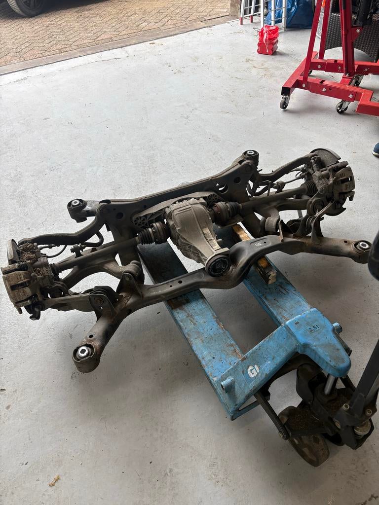 Audi A5 Coupé Achteras Compleet met Differentieel, Ophalen, Gebruikt, Audi