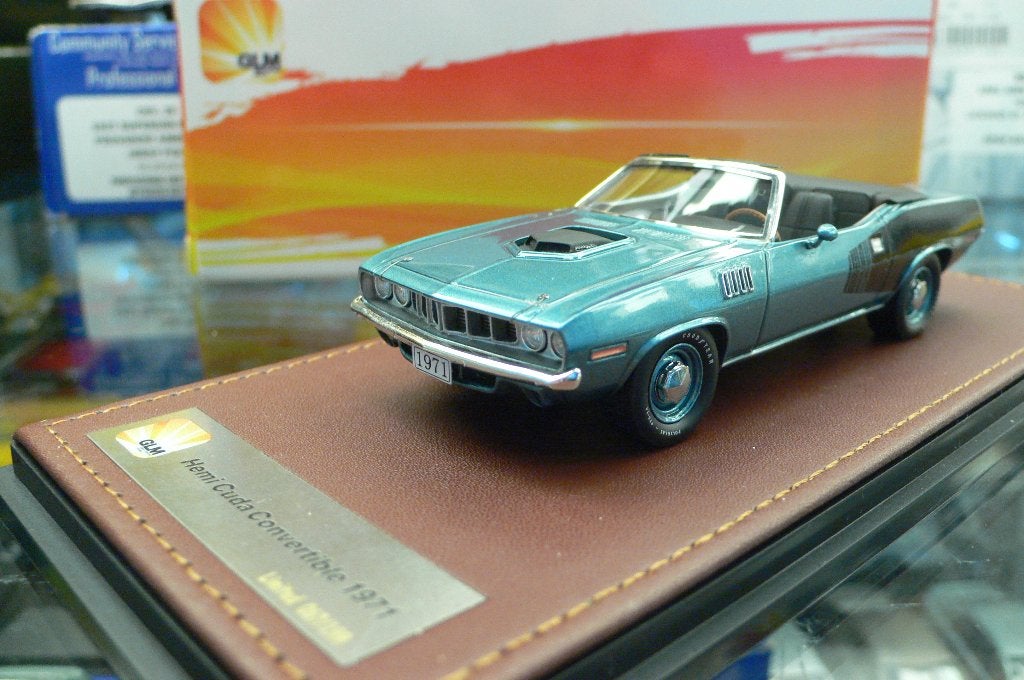 plymouth barracuda convertible -glm models-topkwaliteit 1/43, Hobby en Vrije tijd, Modelauto's | 1:43, Verzenden, Nieuw, Auto