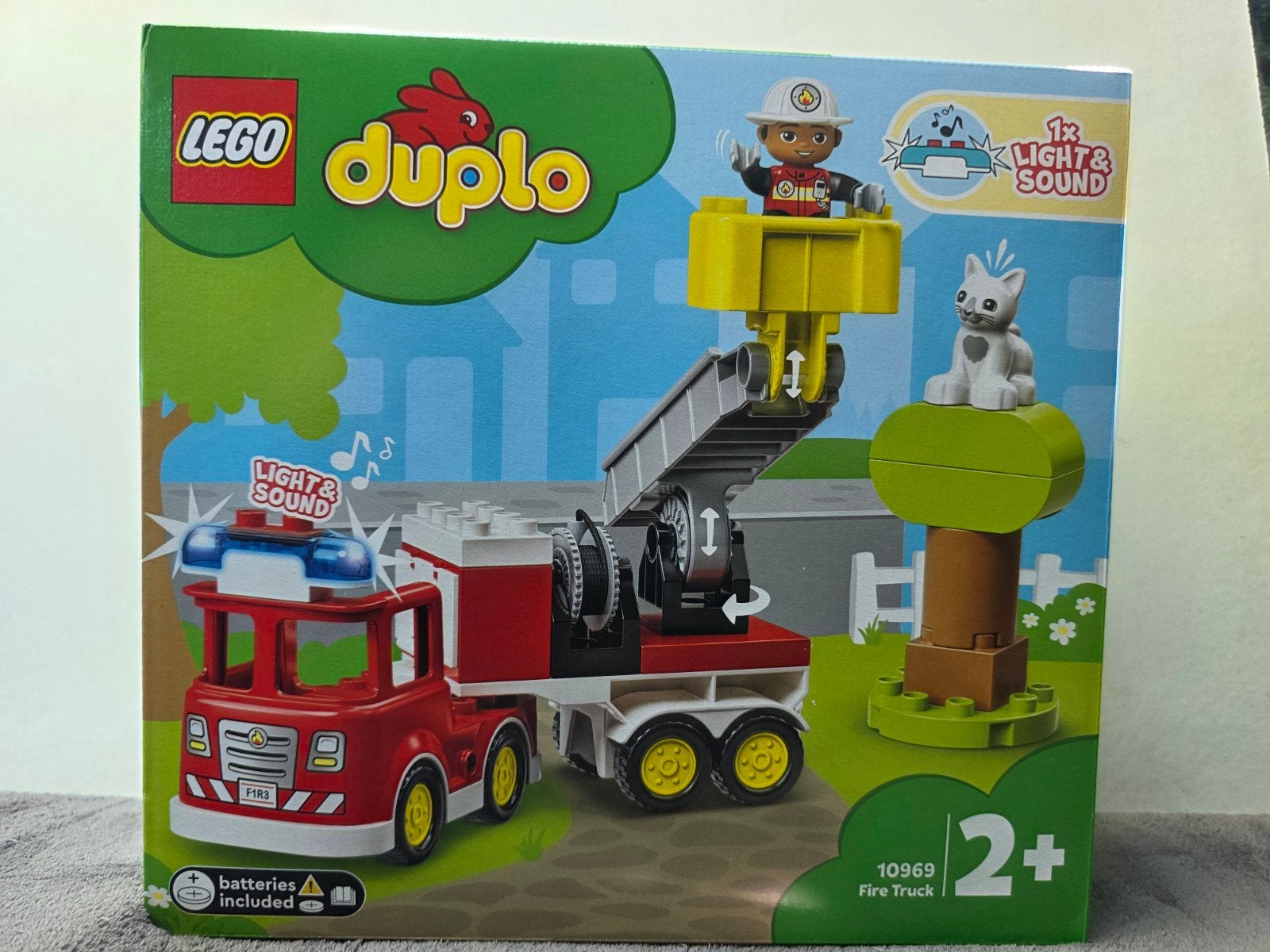 Lego Duplo Brandweerwagen 10969 met licht en geluid, Kinderen en Baby's, Speelgoed | Duplo en Lego, City, Nieuw, Ophalen of Verzenden