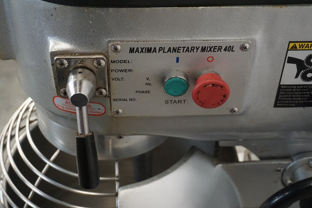 Maxima planeetmenger planetary mixer | 40 liter, 4 liter of meer, Ophalen of Verzenden, Gebruikt, 3 snelheden of meer