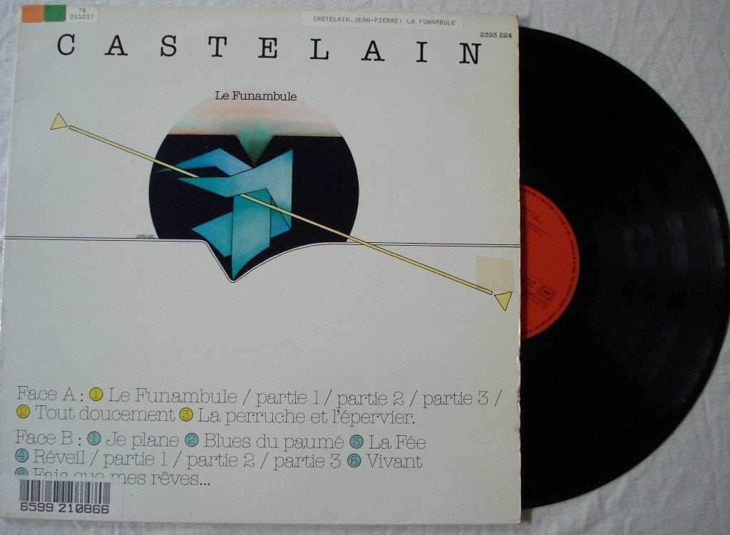 Jean-Pierre Castelain - La funambule, LP, Gebruikt, Overige genres, Ophalen of Verzenden