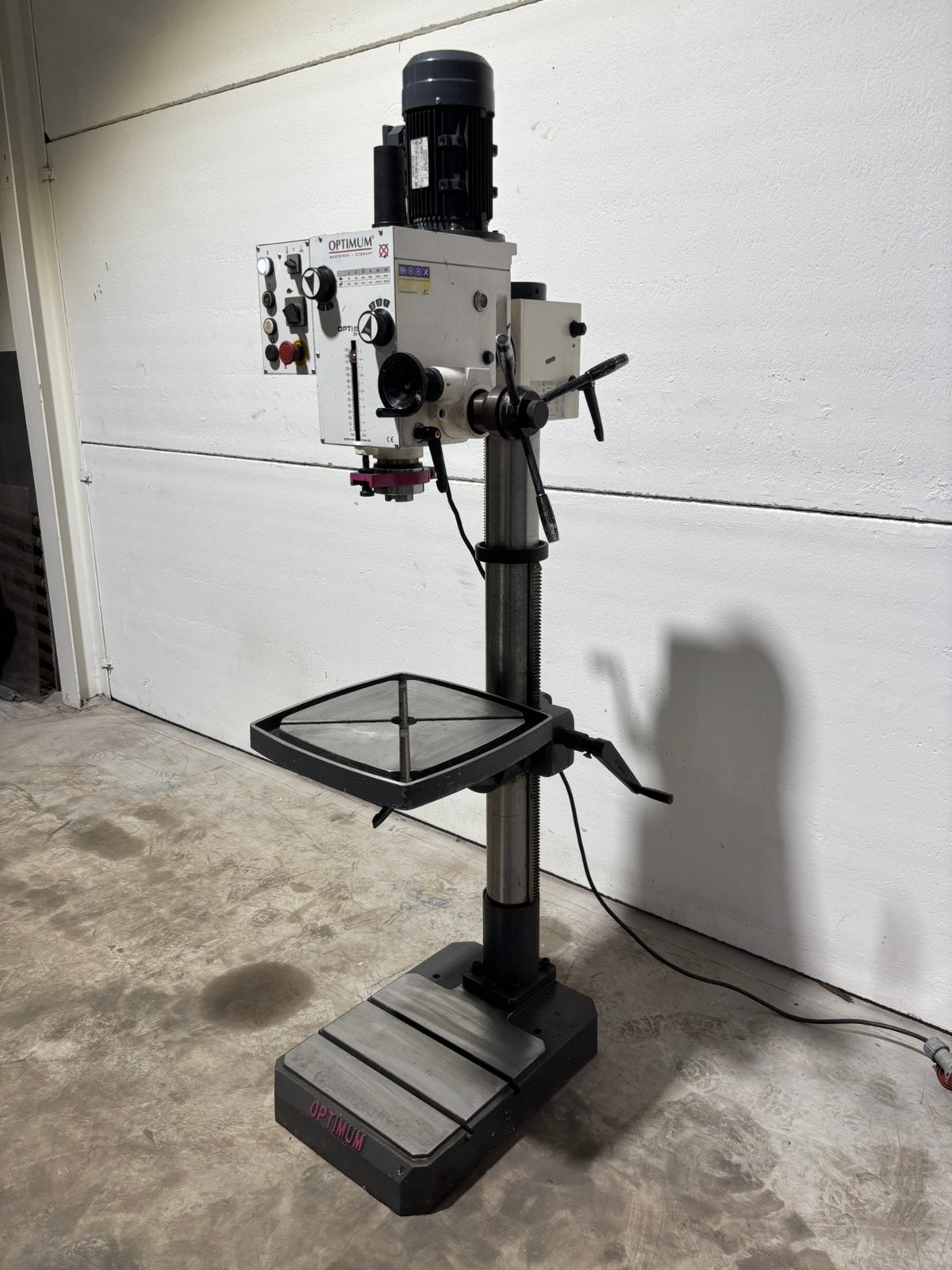 Optimum DH 40G Tandwiel kolomboormachine, Doe-het-zelf en Verbouw, Gereedschap | Boormachines, Ophalen, 600 watt of meer, Variabele snelheid